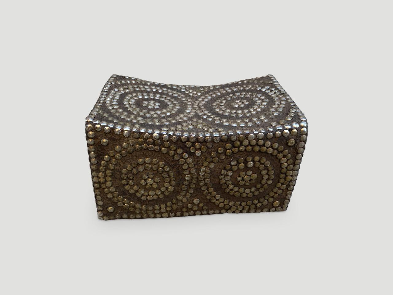 Tribal Andrianna Shamaris African Royalty Studded Stool