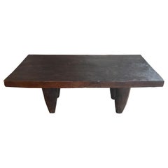 Antique Andrianna Shamaris African Senufo Bench or Coffee Table