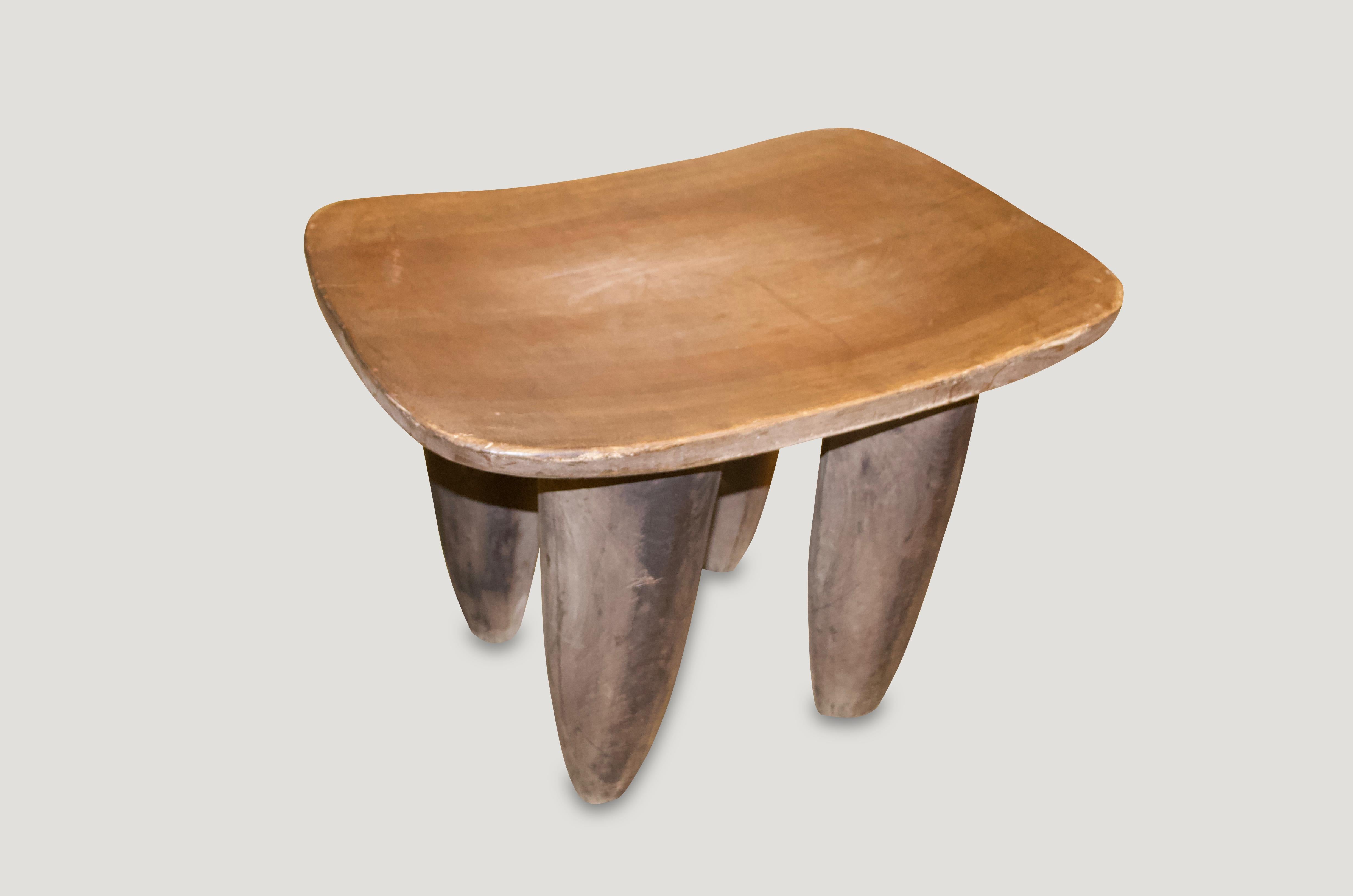 Andrianna Shamaris African Side Table or Stool In Excellent Condition In New York, NY
