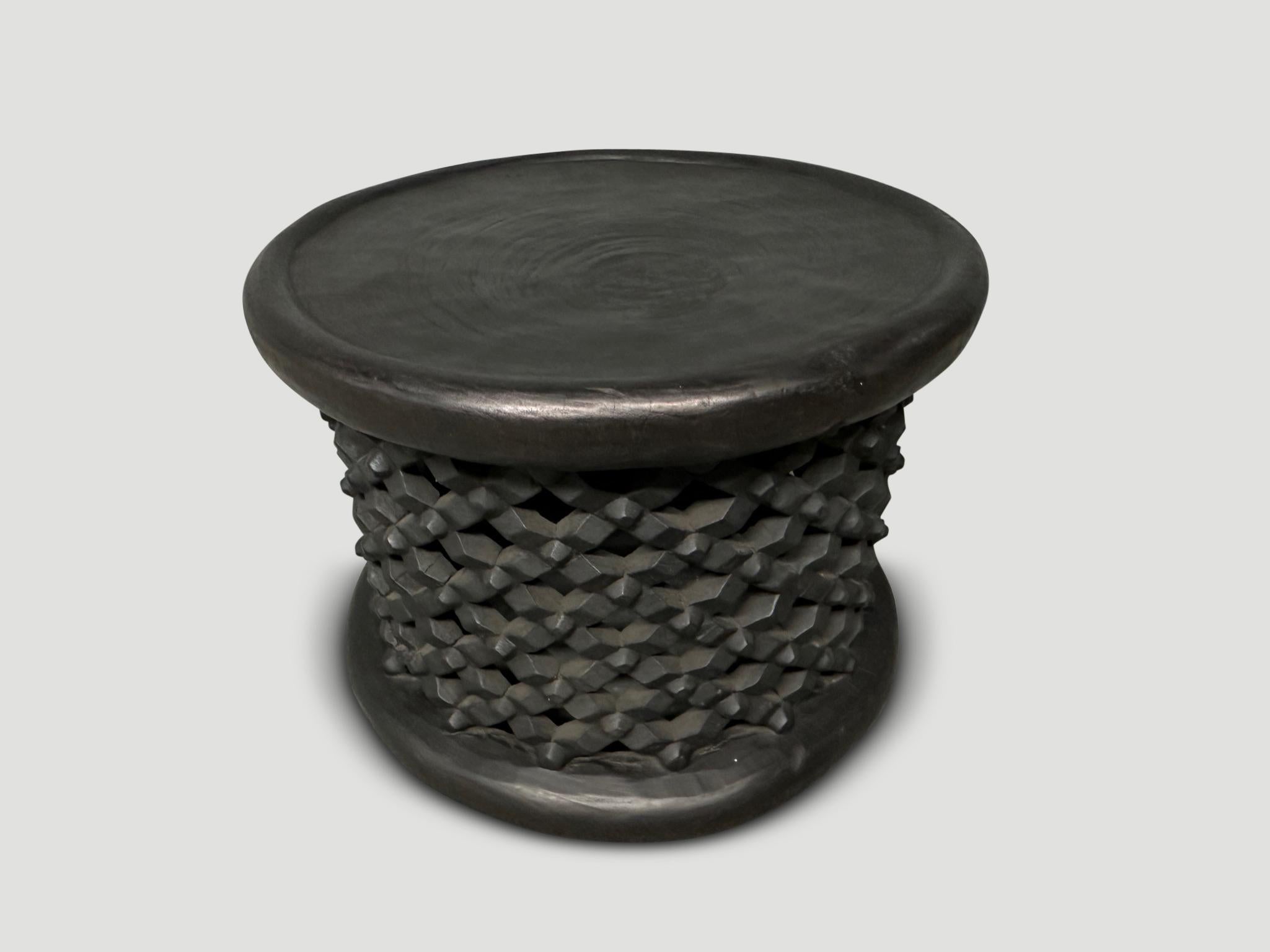 Tribal Andrianna Shamaris African Tray Coffee Table or Side Table For Sale