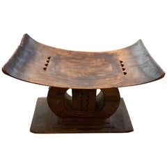 Andrianna Shamaris African Wood Ashanti Stool