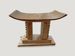 Andrianna Shamaris African Wood Wabi-Sabi Ashanti Stool