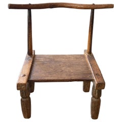 Andrianna Shamaris African Wooden Chair or Side Table