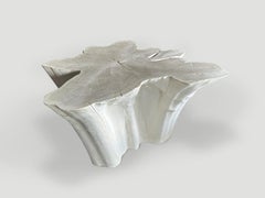 Andrianna Shamaris Amorphous Coffee Table in Reclaimed Bleached Teak