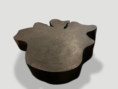 Andrianna Shamaris Amorphous Charred Coffee Table