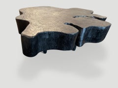 Andrianna Shamaris Amorphous Charred Coffee Table
