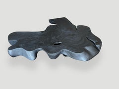 Andrianna Shamaris Amorphous Charred Suar Wood Coffee Table