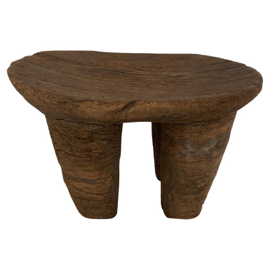 Andrianna Shamaris Ancient Antique African Stool or Side Table