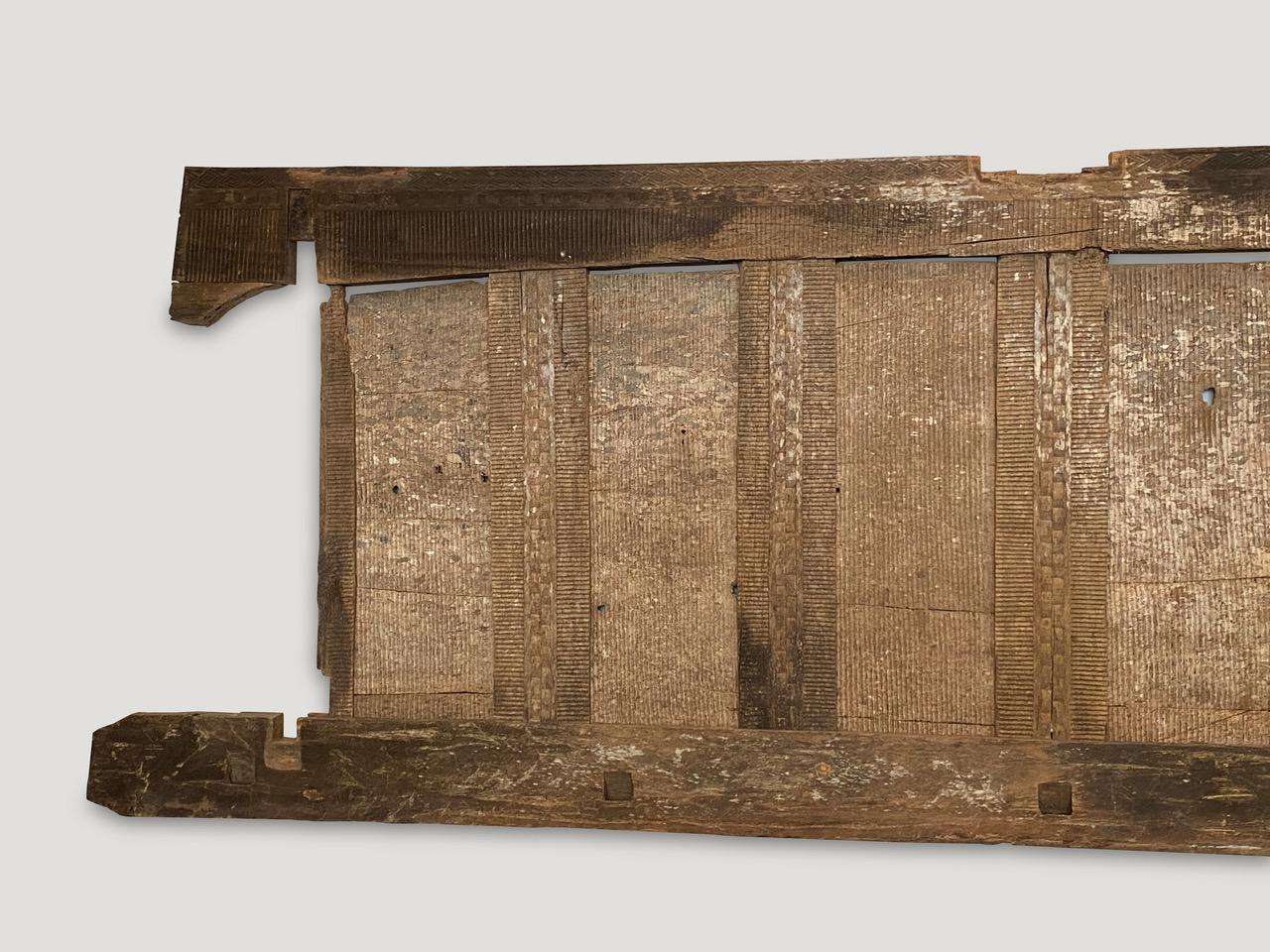 Andrianna Shamaris Antiguo panel de madera tallado a mano en Excelente estado para la venta en New York, NY
