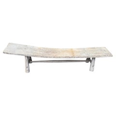 Andrianna Shamaris Banc ou chaise en bois de teck ancien