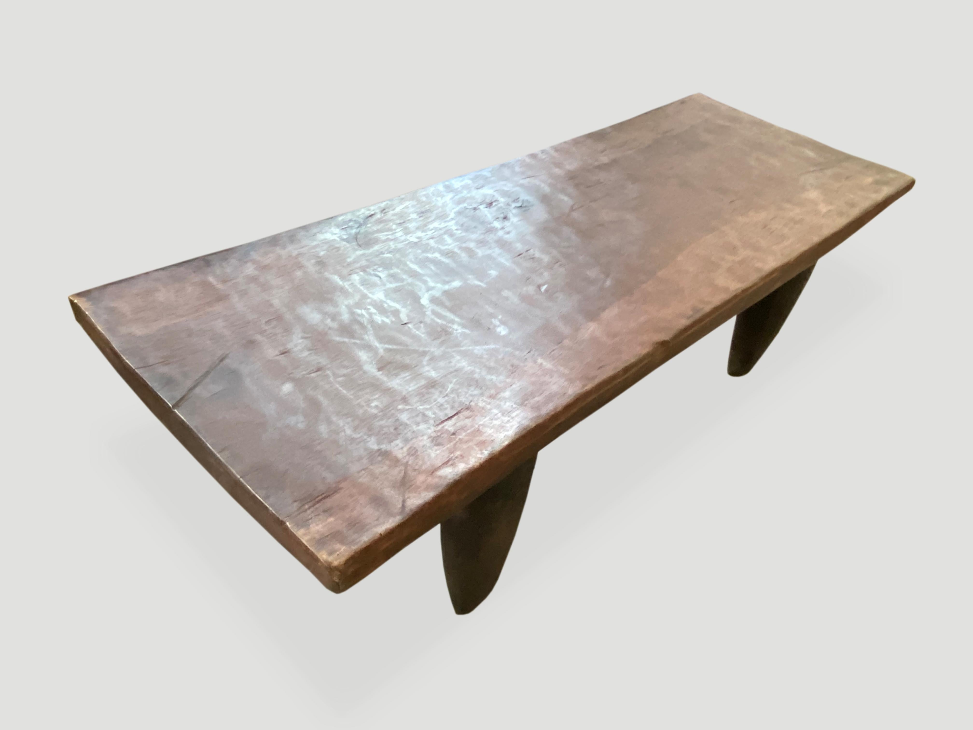 Andrianna Shamaris Antique African Coffee Table or Bench In Excellent Condition In New York, NY