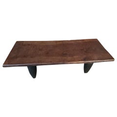 Andrianna Shamaris Antique African Coffee Table or Bench