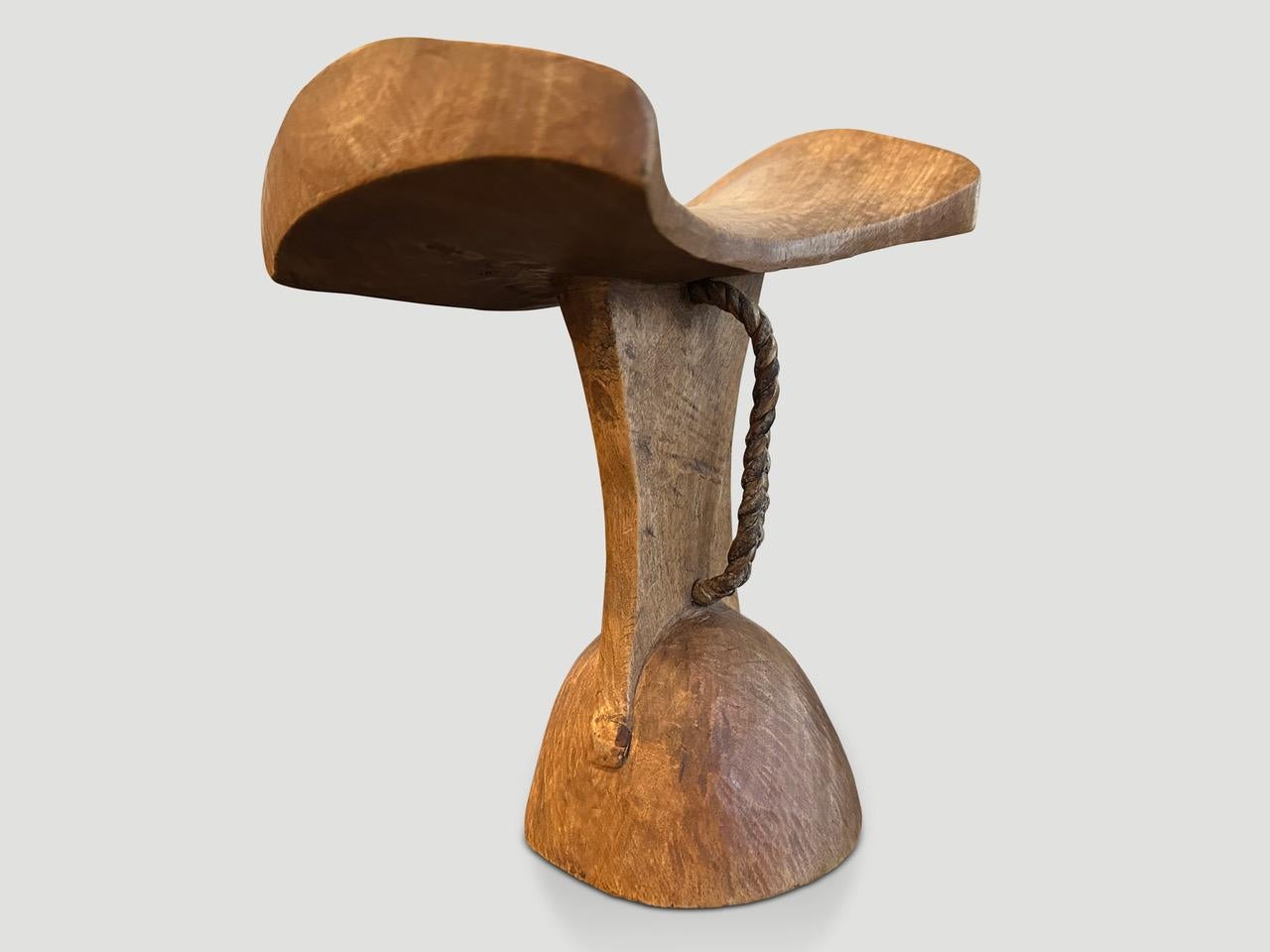 A beautiful hand carved African headrest with lovely patina. Circa 1950. We only select the best.

Own an Andrianna Shamaris original.

Andrianna Shamaris. The Leader In Modern Organic Design. 