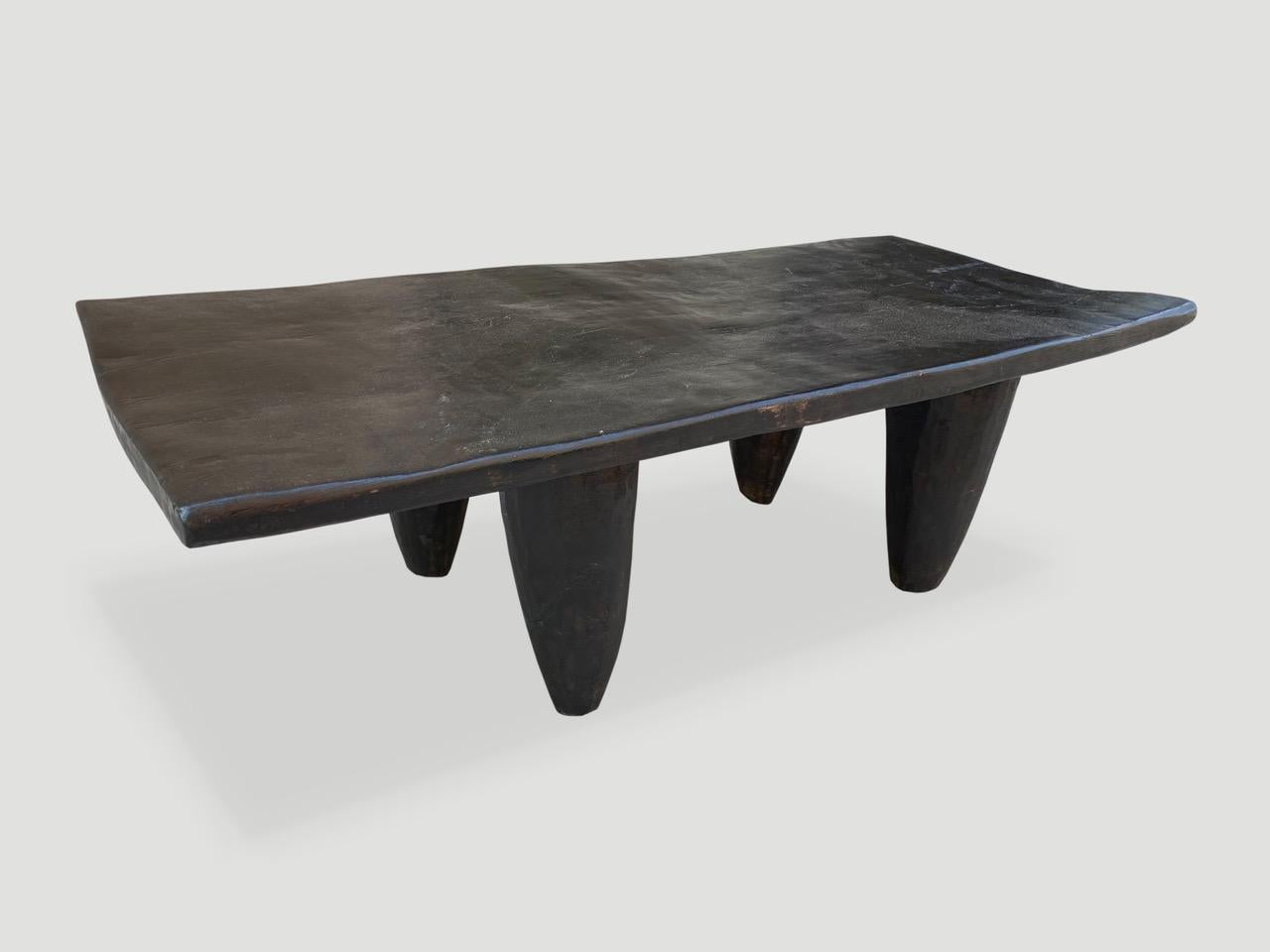 Mid-20th Century Antique African Iroko Wood Senufo Bench or Coffee Table