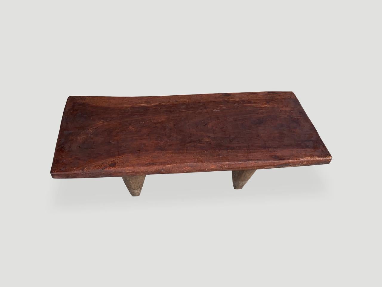table basse africaine bois