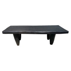 Andrianna Shamaris Antique African Iroko Wood Senufo Coffee Table or Bench