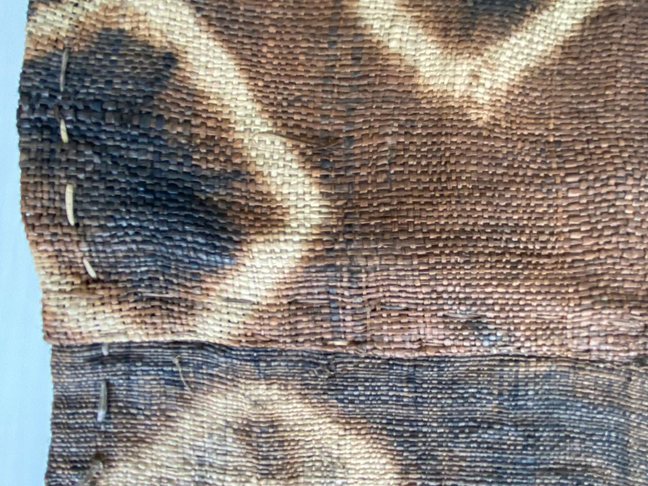Andrianna Shamaris Antique African Raffia Textile 3