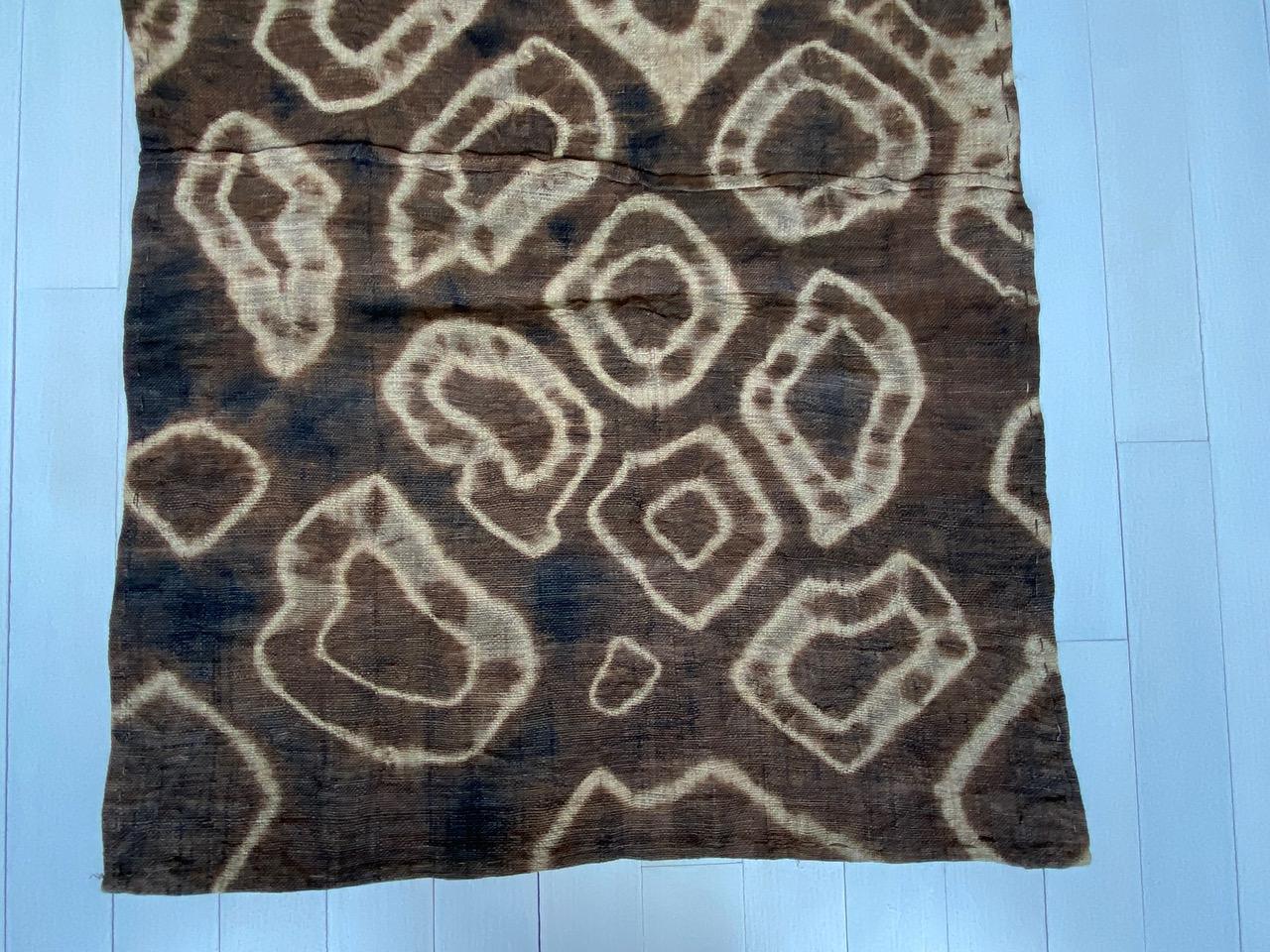 Cotton Andrianna Shamaris Antique African Raffia Textile