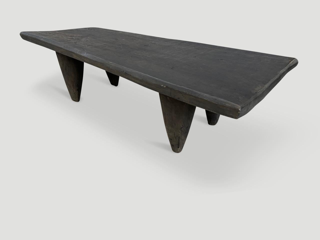 Tribal Andrianna Shamaris Antique African Senufo Coffee Table or Bench For Sale