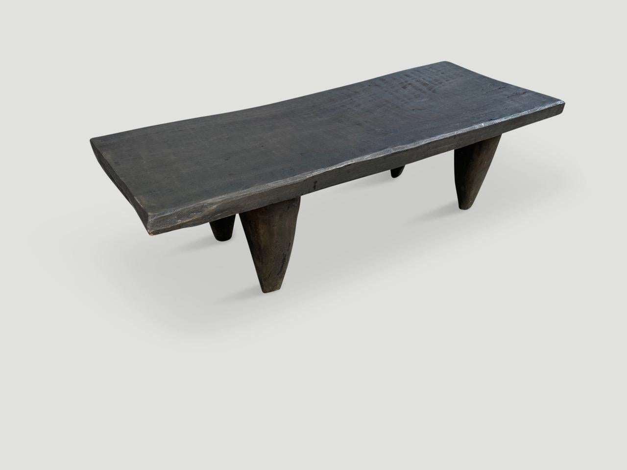Ivorian Andrianna Shamaris Antique African Senufo Coffee Table or Bench For Sale