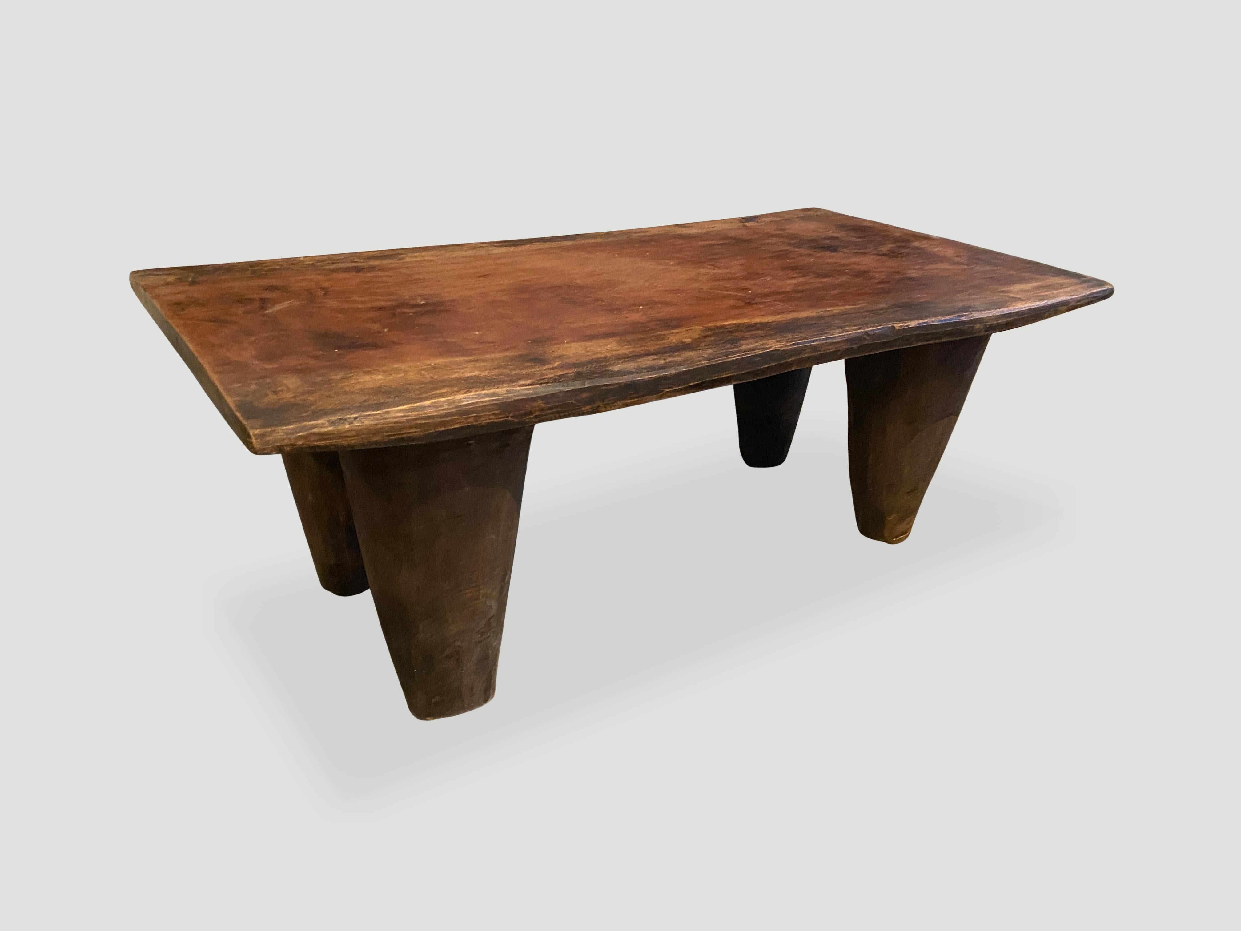 Andrianna Shamaris Antique African Senufo Coffee Table or Bench In Excellent Condition In New York, NY