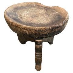 Andrianna Shamaris Antique African Side Table
