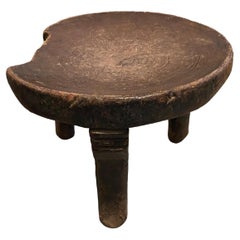 Andrianna Shamaris Antique African Side Table