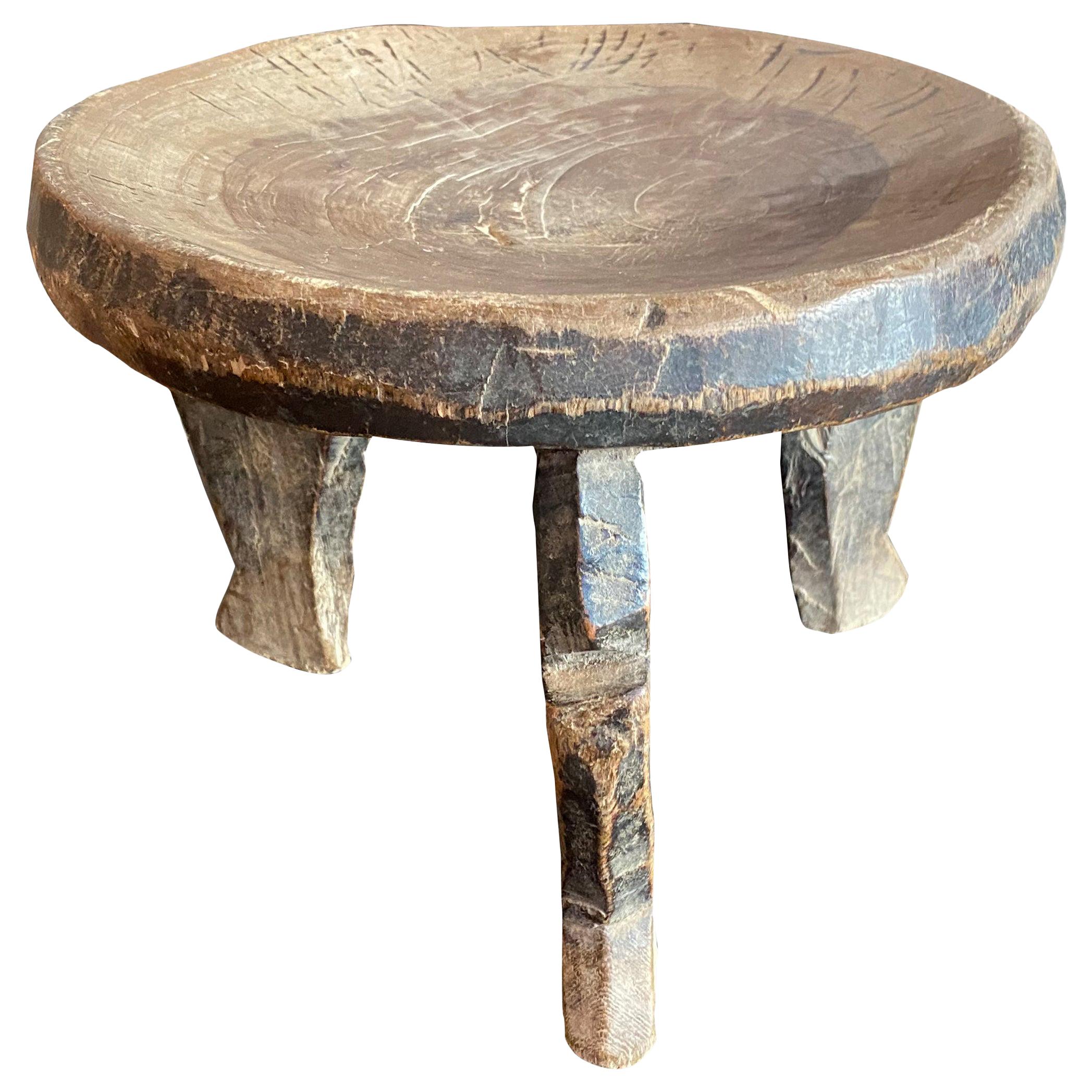 Antique African Sinufo Tribe Stool/Side Table at 1stDibs
