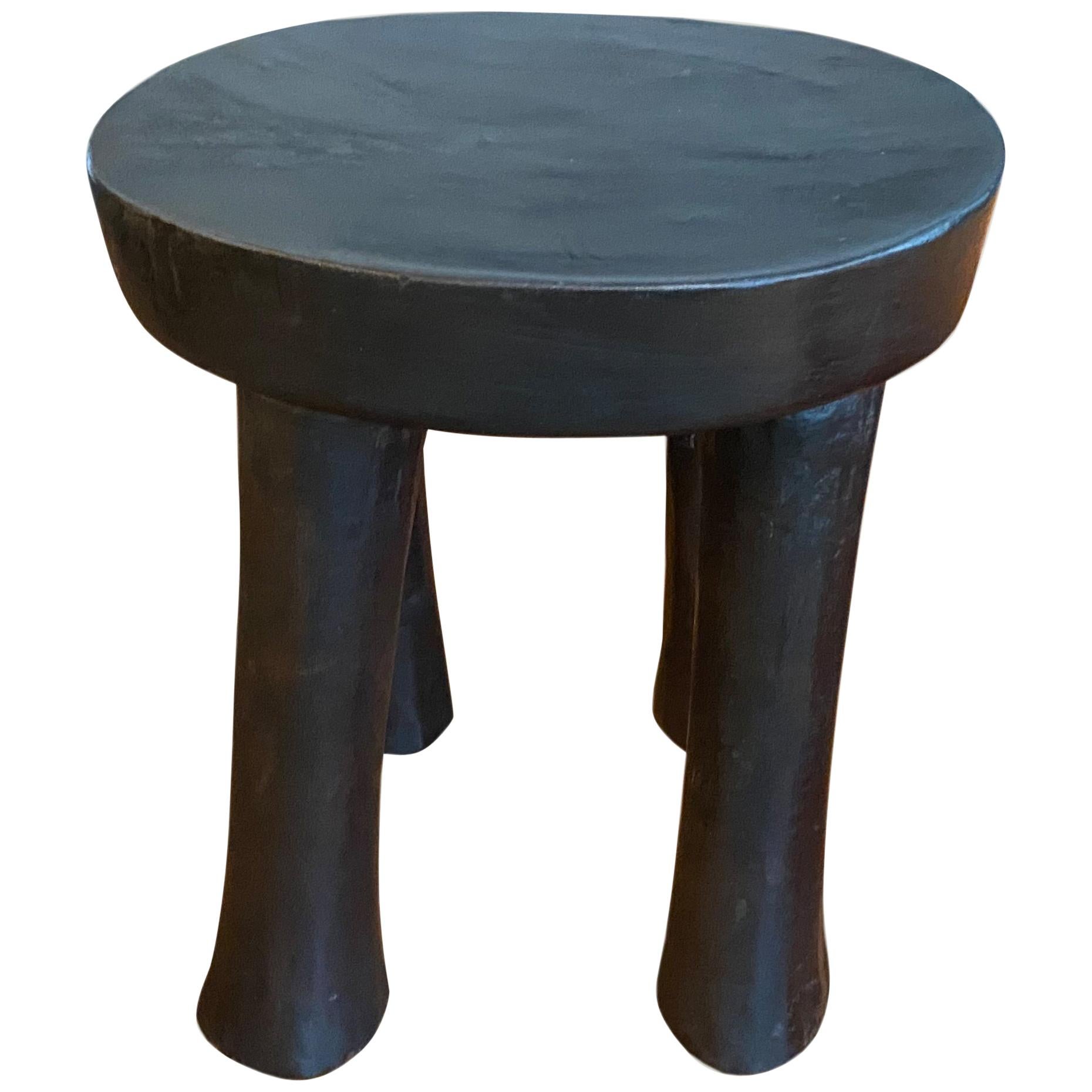 Andrianna Shamaris Antique African Stool or Side Table