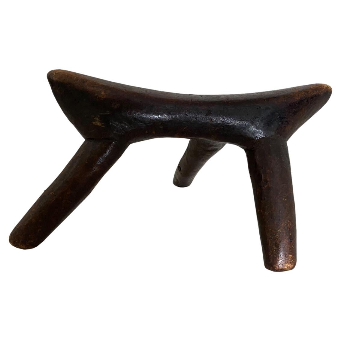 Andrianna Shamaris Antique African Wooden Head Rest For Sale