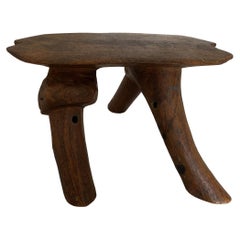 Antique African Wooden Head Rest or Stool