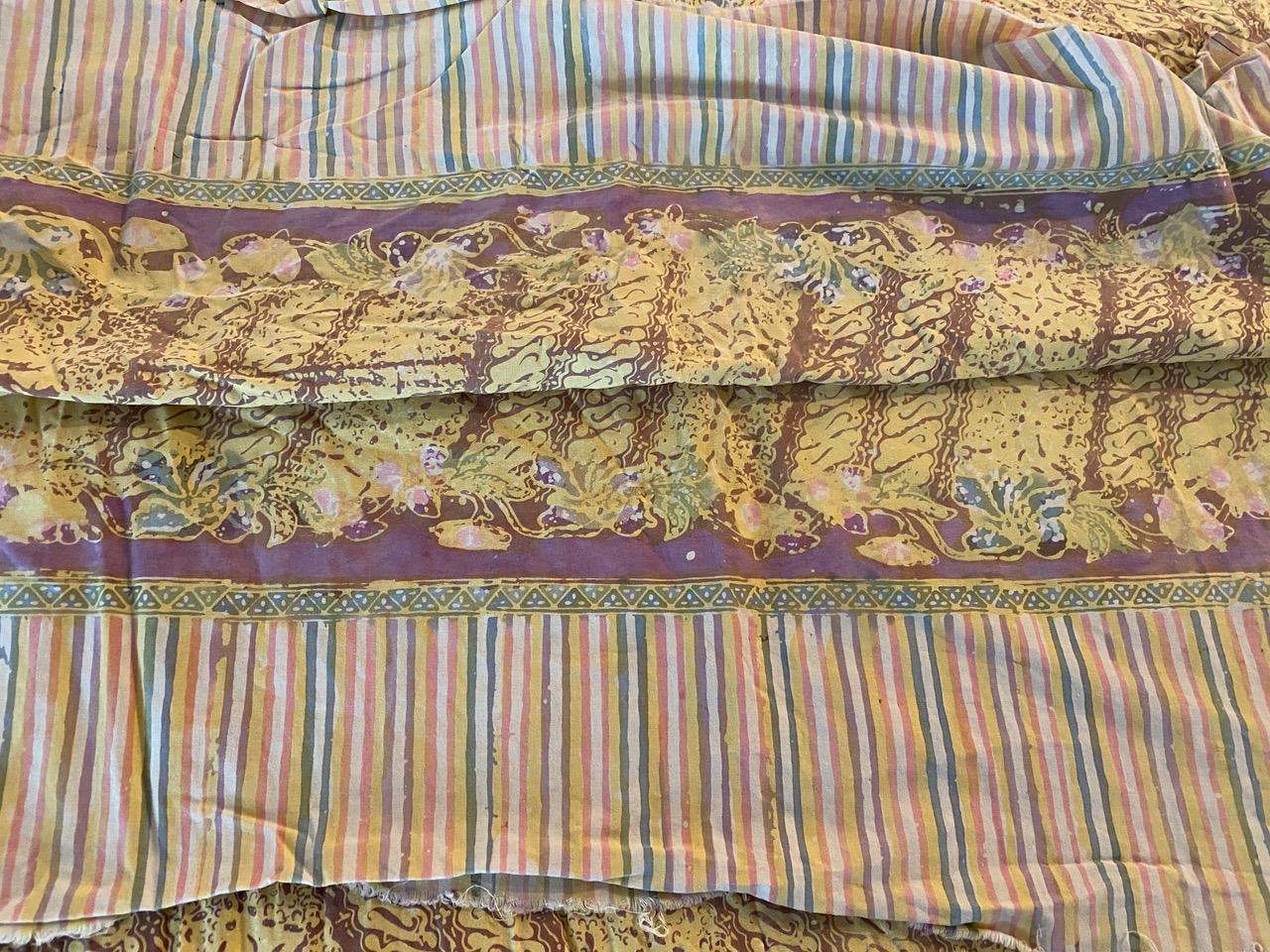Indonesian Andrianna Shamaris Antique Balinese Ceremonial Sarong For Sale