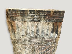Andrianna Shamaris Antique Hand Carved Wooden Panel