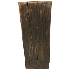 Panel antiguo de madera tallada a mano