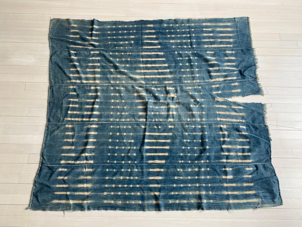 African Andrianna Shamaris Antique Indigo Mali Textile