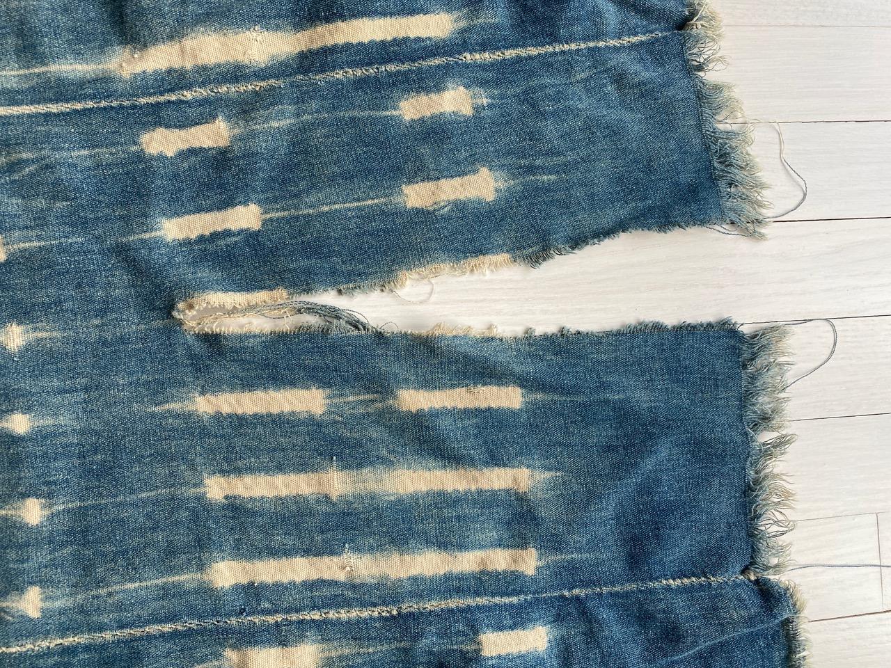 20th Century Andrianna Shamaris Antique Indigo Mali Textile