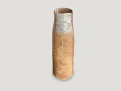 Andrianna Shamaris Antique Mahogany Wood African Milk Jug