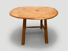 Andrianna Shamaris Antique Oval Mid Century Couture Table