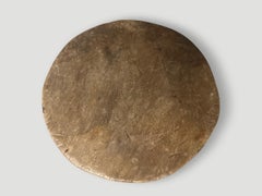 Antique Round Side Table or Stool