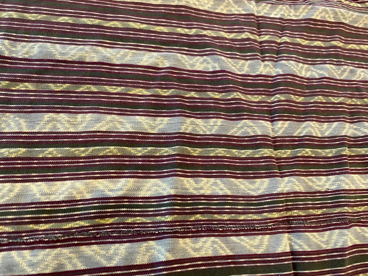 Hand-Woven Andrianna Shamaris Antique Sarong For Sale