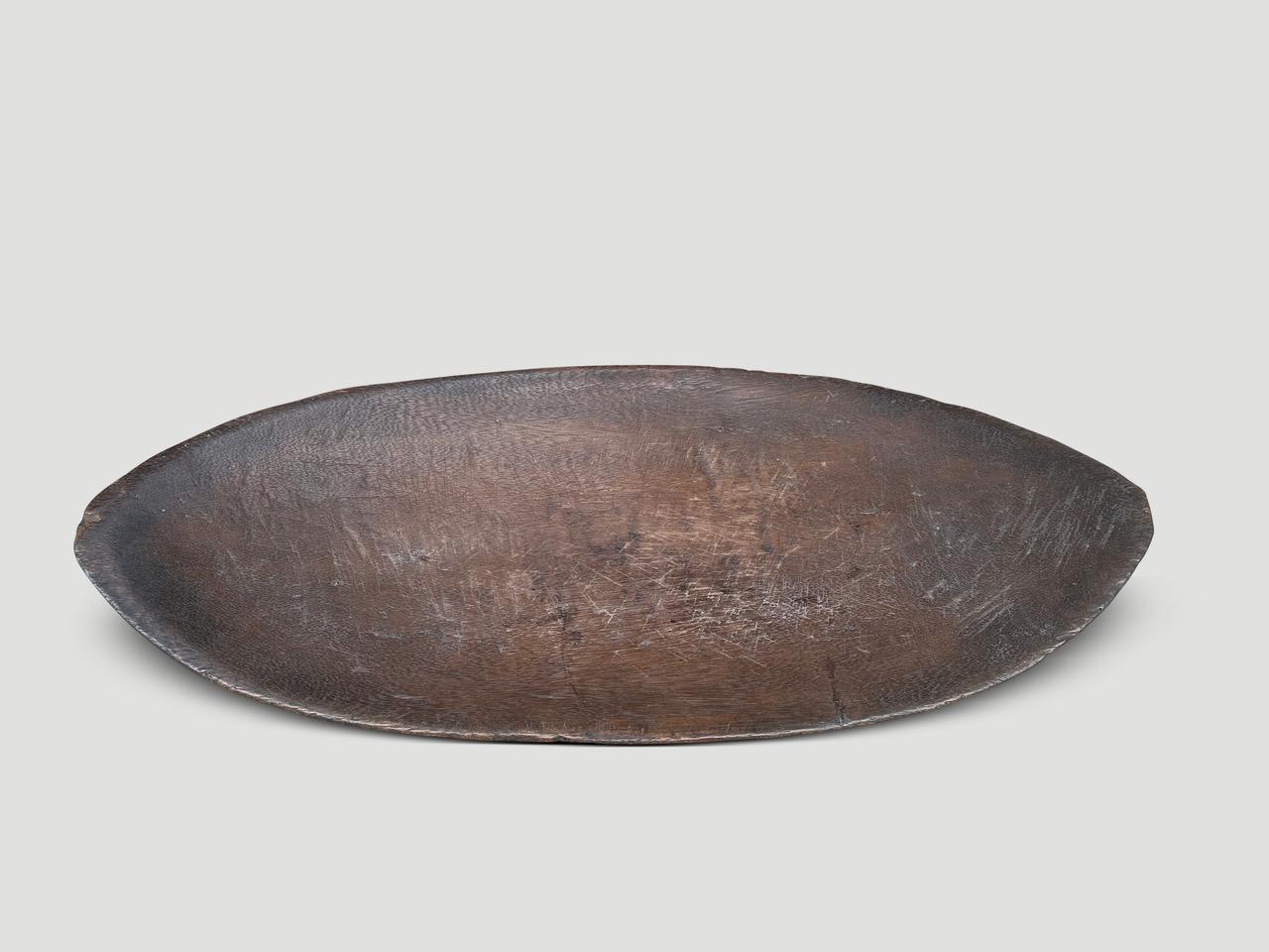 Minimalist Antique Shallow Tray For Sale