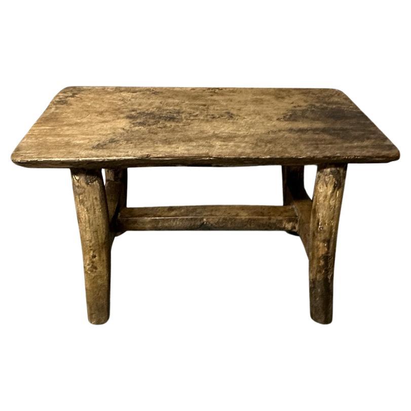 Andrianna Shamaris Antique Side Table or Bench