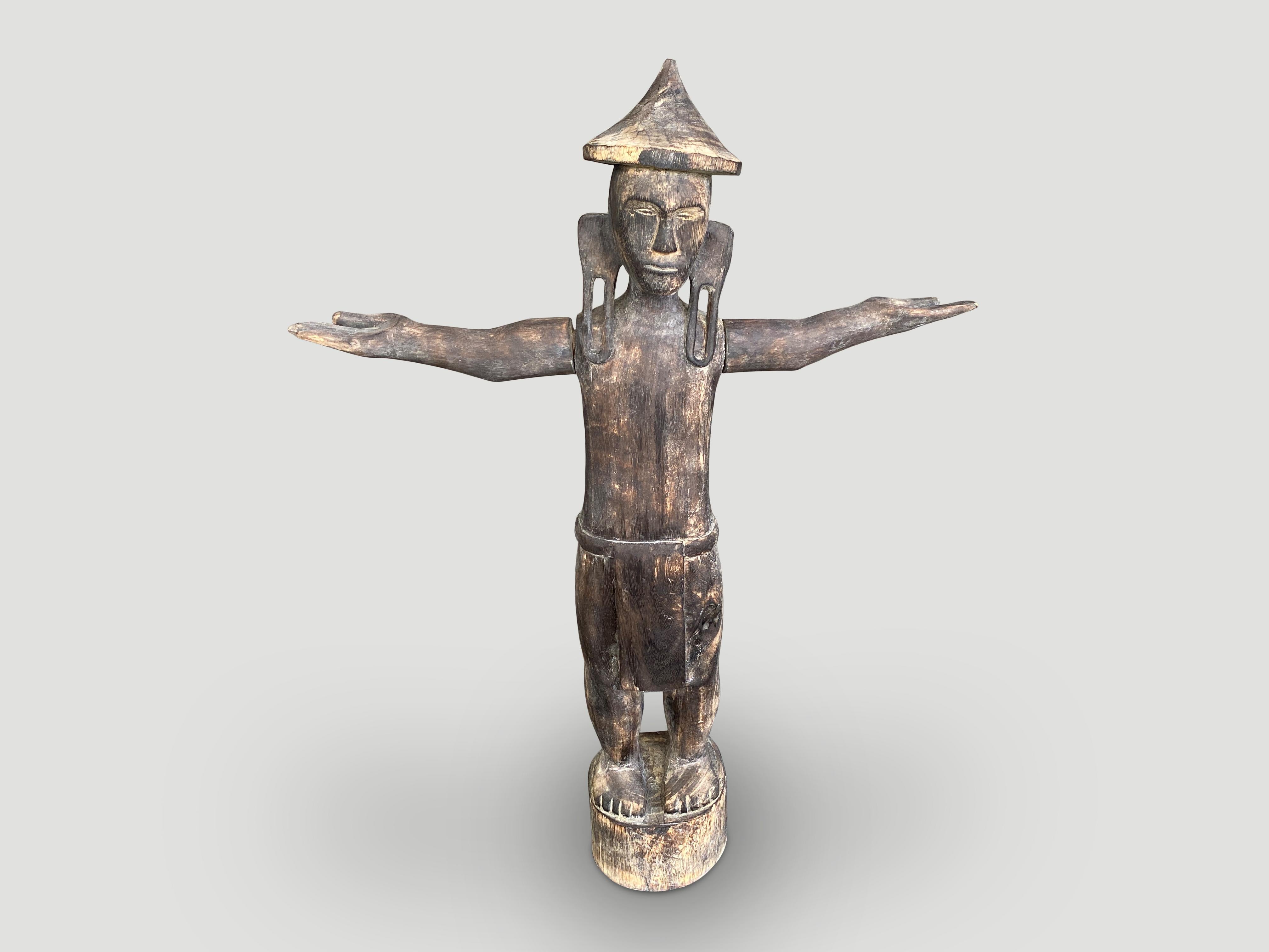 Andrianna Shamaris Antique Statue from Borneo In Good Condition In New York, NY