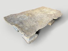 Andrianna Shamaris Antique Sumba Stone Coffee Table