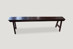 Andrianna Shamaris Antique Teak Wood Bench