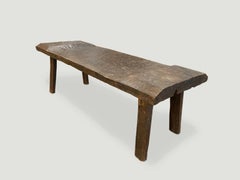 Andrianna Shamaris Antique Teak Wood Bench