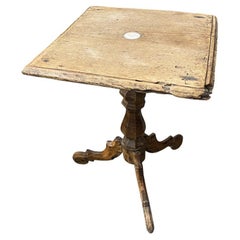 Andrianna Shamaris Antique Teak Wood Colonial Side Table