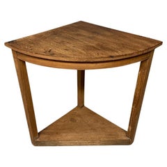 Table d'angle ancienne en bois de teck Andrianna Shamaris