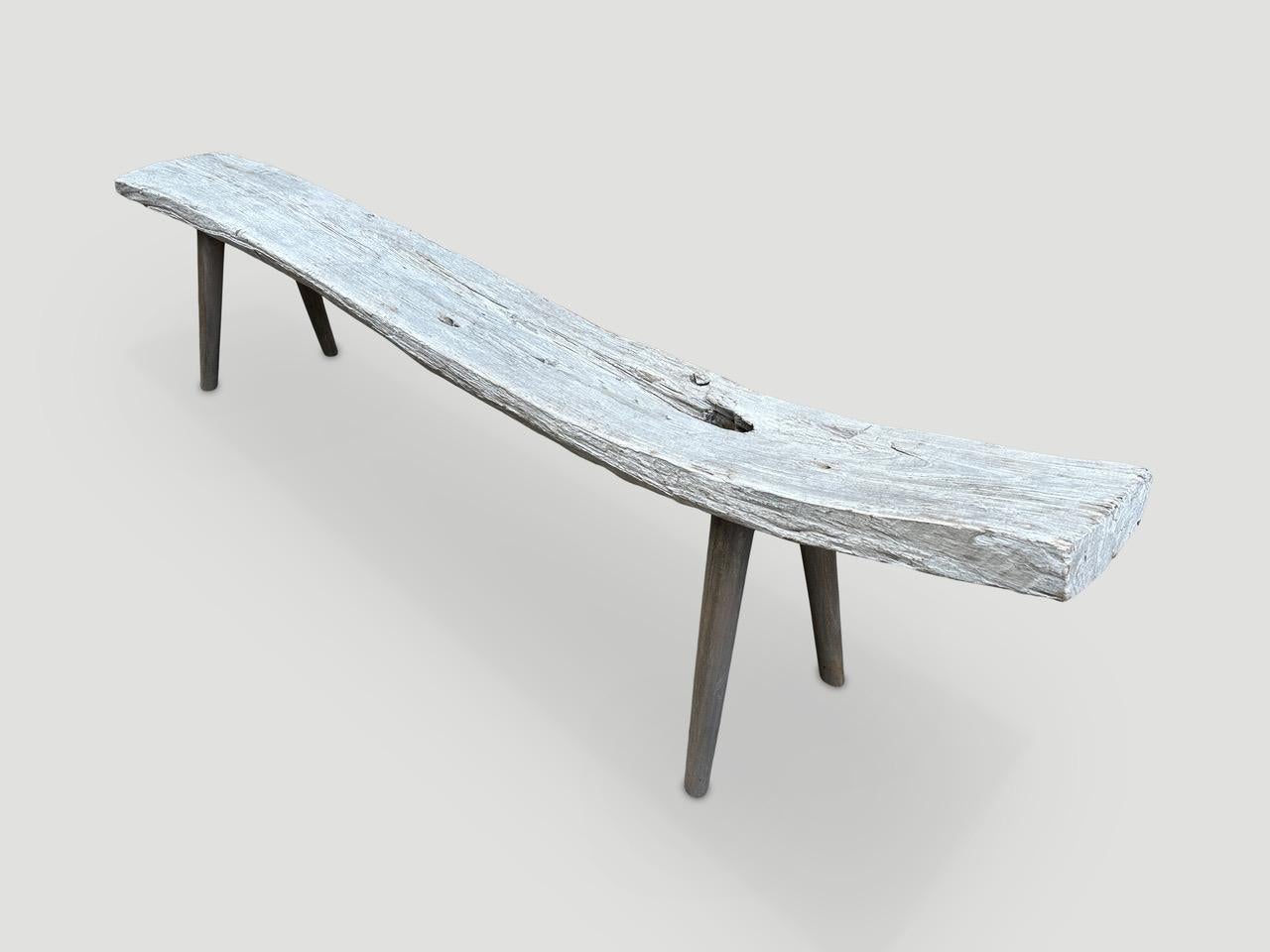 used teak bench