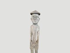 Andrianna Shamaris Antique Teak Wood Statue from Borneo